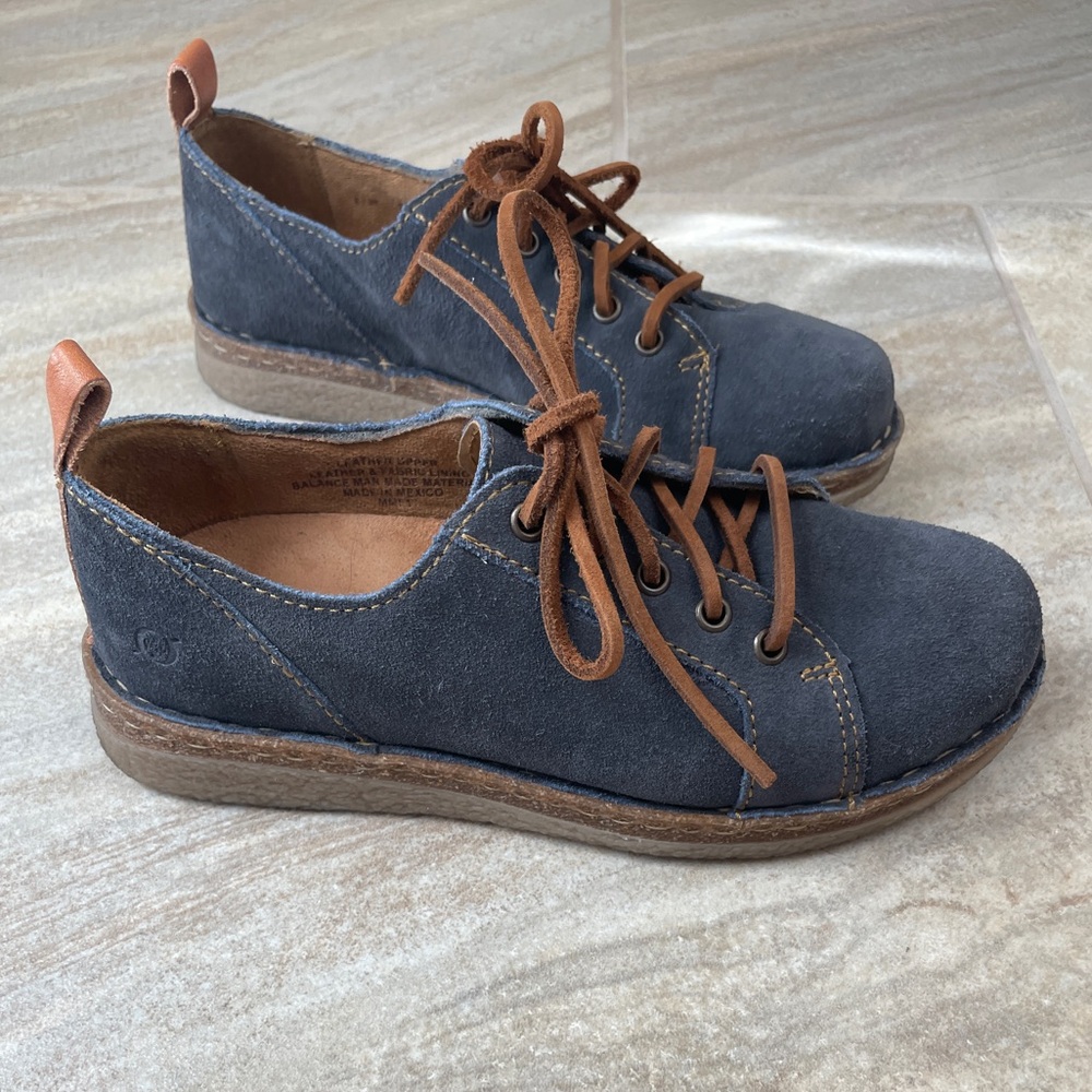 Born Women's Blue and Brown Sneakers